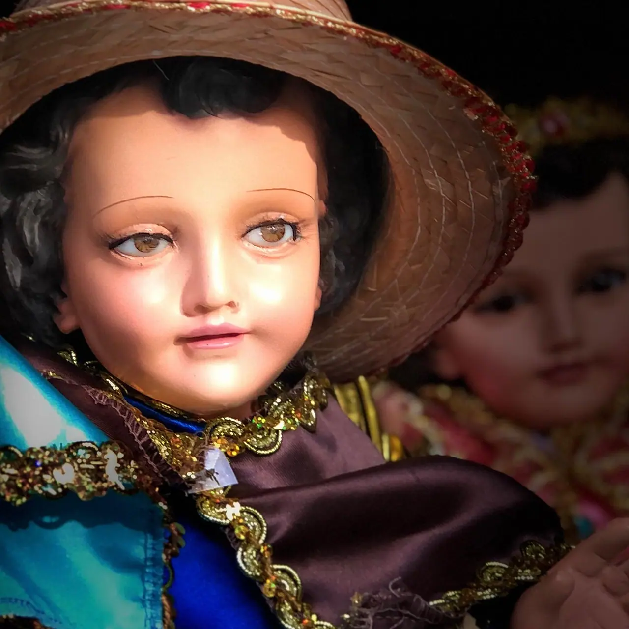 A doll displayed in Santee Alley.