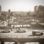 looking down the 101