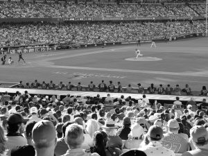 Kersh throws at the 2022 MLB AS Game at DS